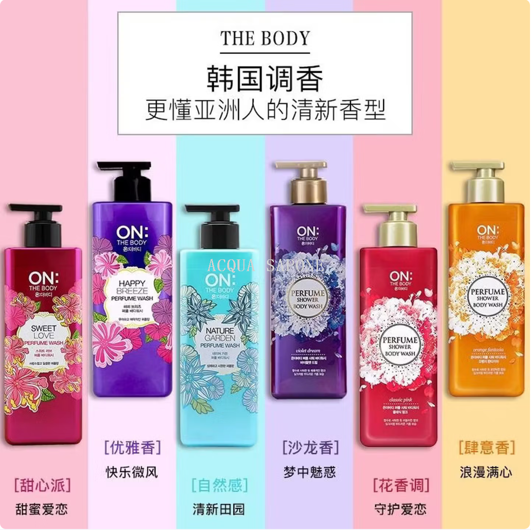 Free shipping! Korean imported Ambodi perfume Body Wash 500ml, a fragrant bath cleanser that leaves a smooth and moisturizing scent details Picture