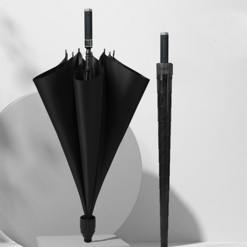 Hengdun non-dripping waterproof cover, reverse long-handled umbrella, automatic one-click opening and closing, car-specific business umbrella that won't wet the car, all-weather dual-purpose, automatic large windproof and anti-storm umbrella, supports wholesale and custom LOGO Specification image