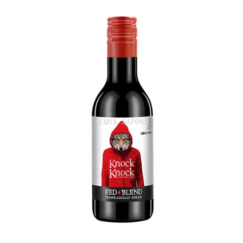 Free shipping! Spanish original bottle imported Oran Otaro 187ml Red wine, Little Red Riding Hood Dry Red details Picture