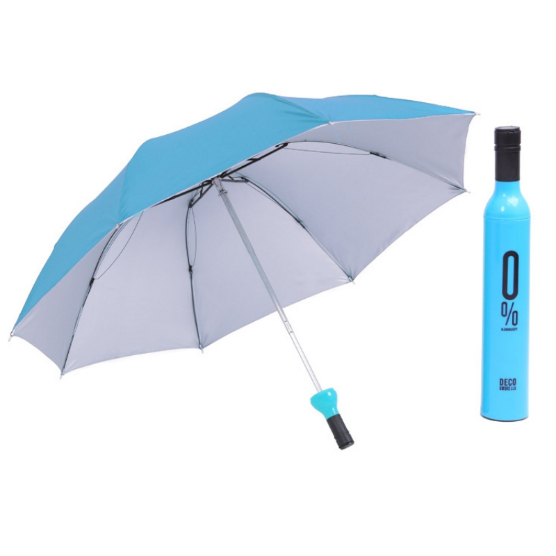 恒盾 创意酒瓶造型折叠雨伞 迷你便携防紫外线晴雨伞 网红个性礼品伞 小众设计红酒瓶遮阳伞 工厂现货 支持批发定制LOGO详情9