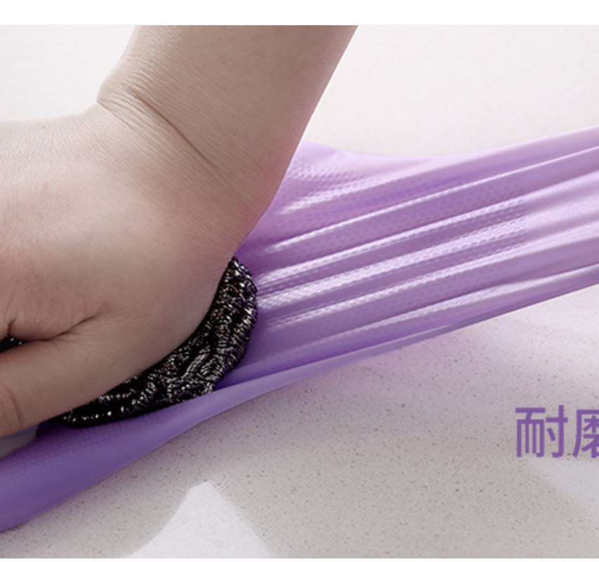 Household gloves, nitrile lengthened, dishwashing thickened, durable, factory hand-sticking latex, oil-proof and anti-slip, multi-purpose Application Scenario