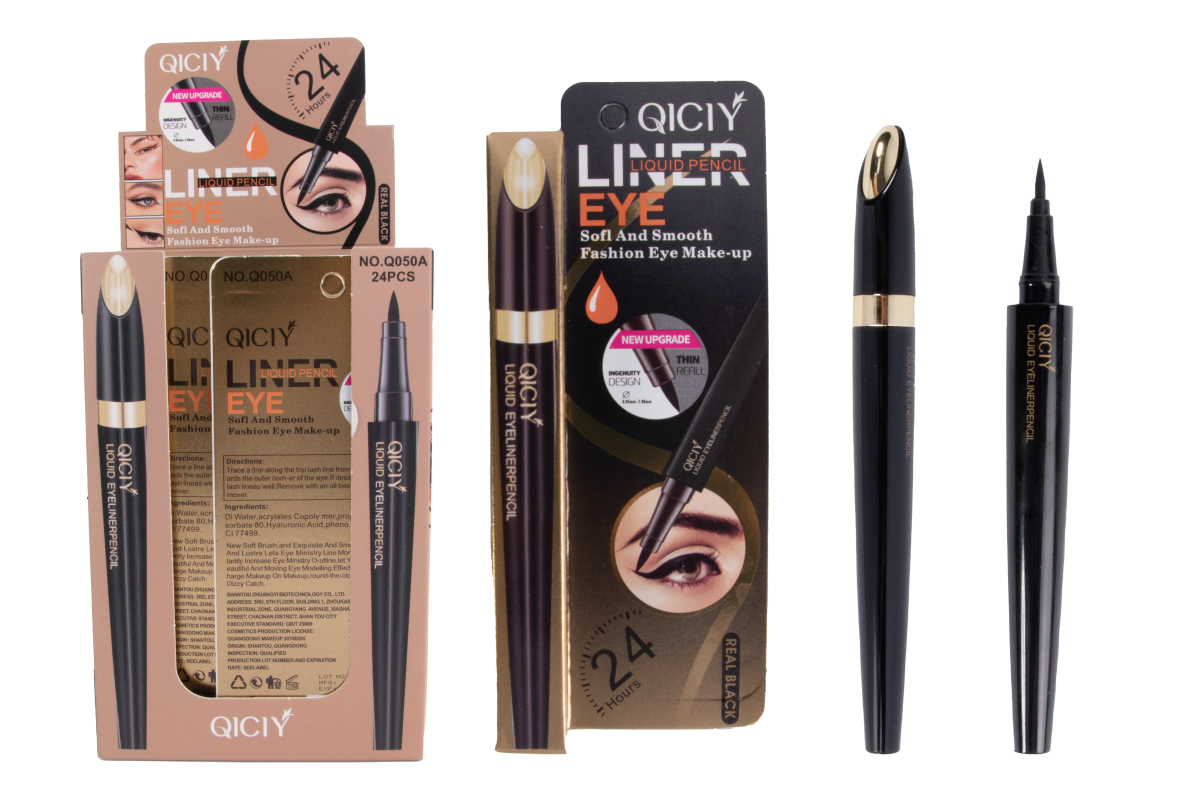 QICIY liquid eyeliner pen: Waterproof and anti-smudge, black and brown liquid eyeliner pen details Picture