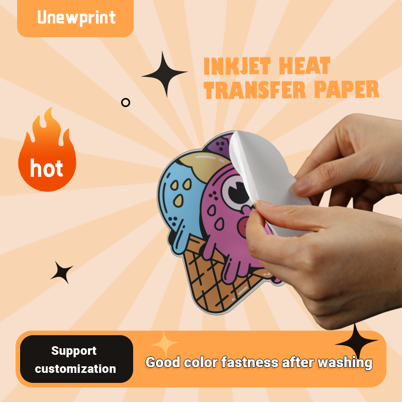 Cotton T-shirt, A4 dark inkjet heat transfer paper Specification image