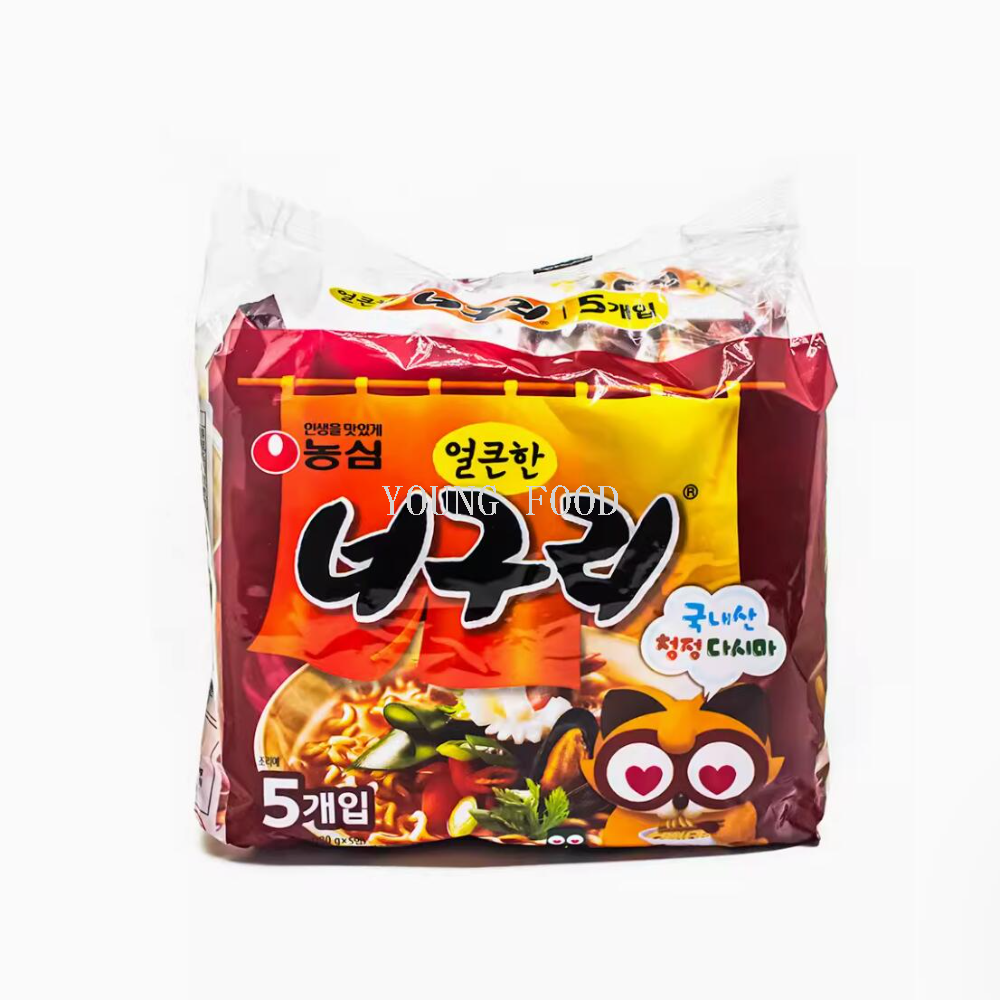 包邮！韩国进口农心辣味乌冬面600克 方便面快餐速食泡面休闲食品