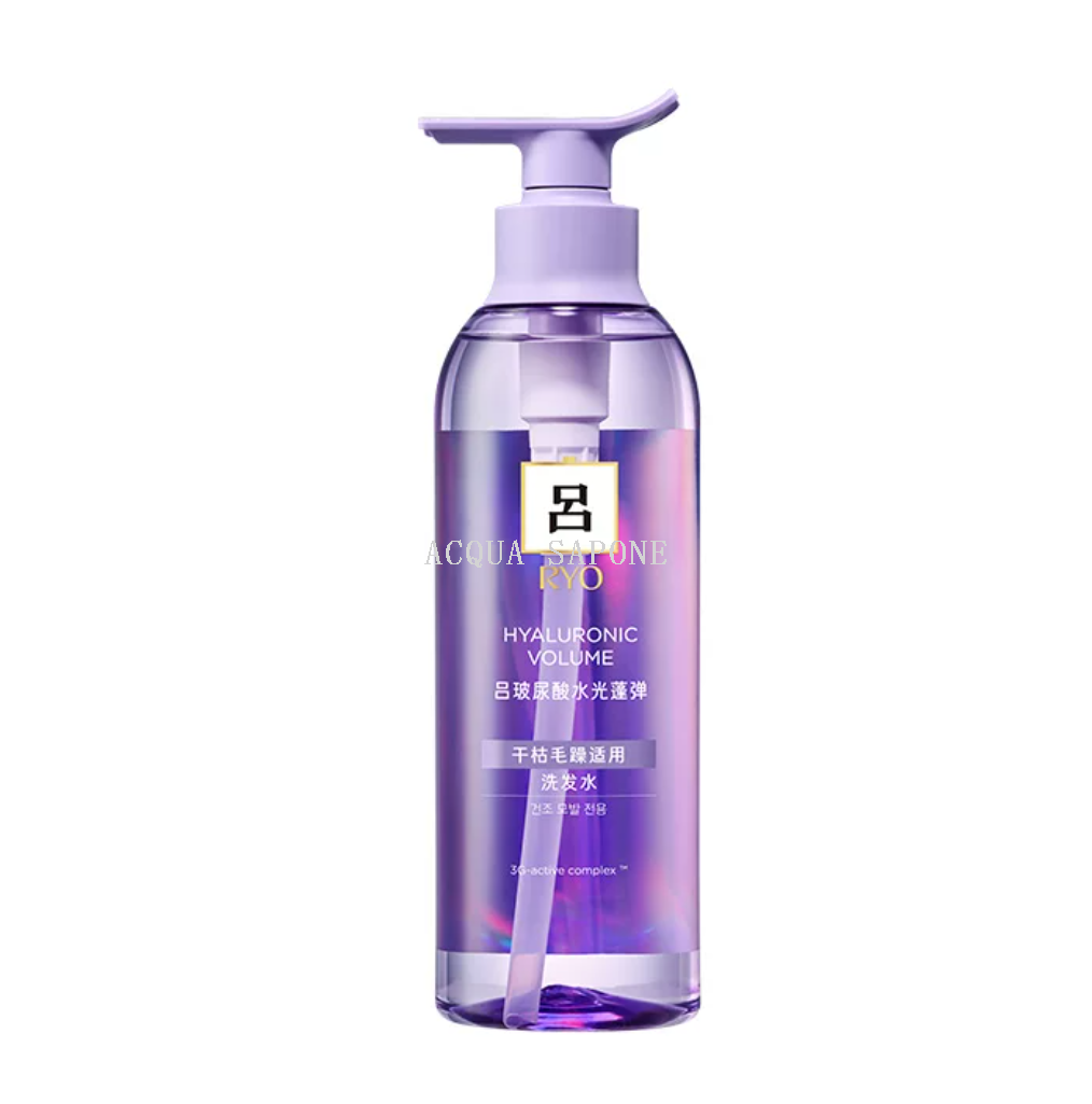 Free shipping! Zilu Hyaluronic Acid Water Light and Elastic Shampoo 400ml, Triple Revitalizing ingredients, suitable for dry hair details Picture
