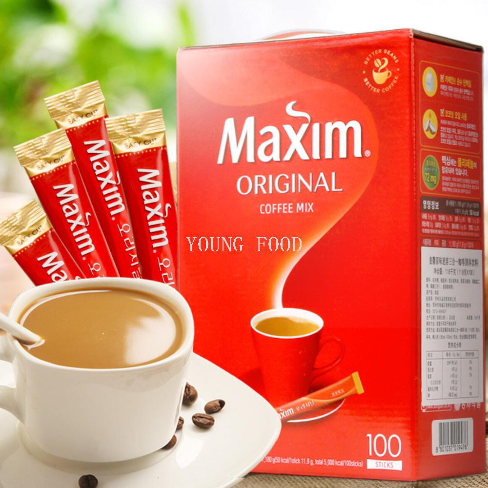 Free shipping! Korean imported Dongxi brand Malt Milk coffee 11.7g*100 pieces of powder, instant beverage and snack Application Scenario