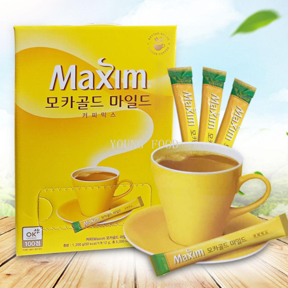 Free shipping! Korean imported Dongxi brand Malt Milk coffee 11.7g*100 pieces of powder, instant beverage and snack details Picture