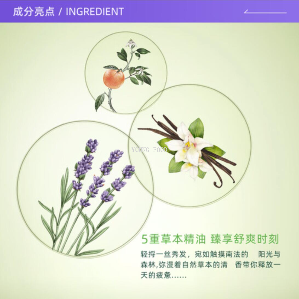 包邮！法国欧舒丹草本菁纯平衡洗发露500ml 菁纯平衡 柔韧丰盈 Application Scenario