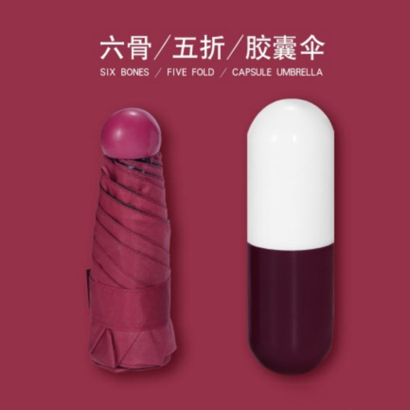 半穿纸伞/风扇伞/遇水变色伞/折叠雨伞/雨伞白底实物图