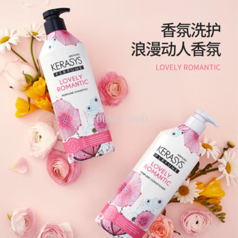 Free shipping! Korean Aijingkona Hair Wash Shampoo Conditioner 600ml, Yiyun Personal Cleansing Care Imported beauty product details Picture