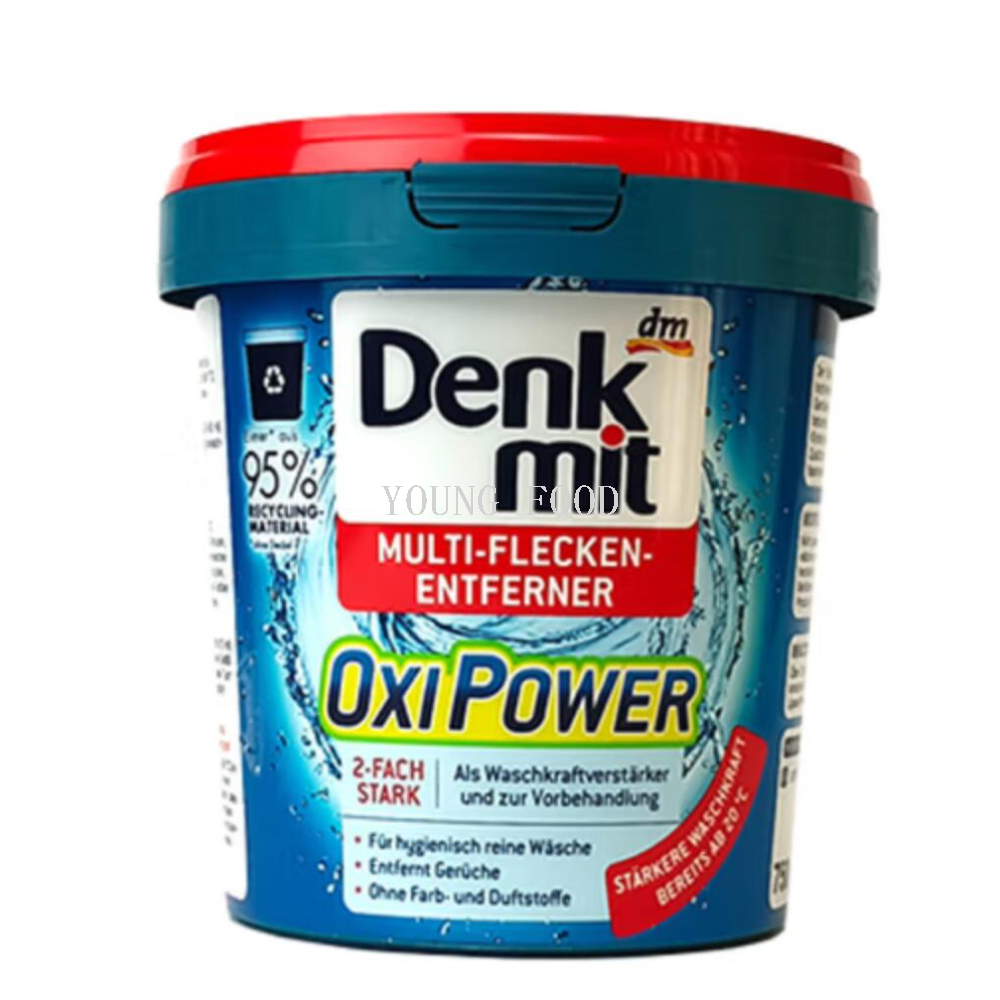 Free shipping! German imported Denkmit Denkmit colored stain-removing laundry powder, Bright New Type 750g details Picture