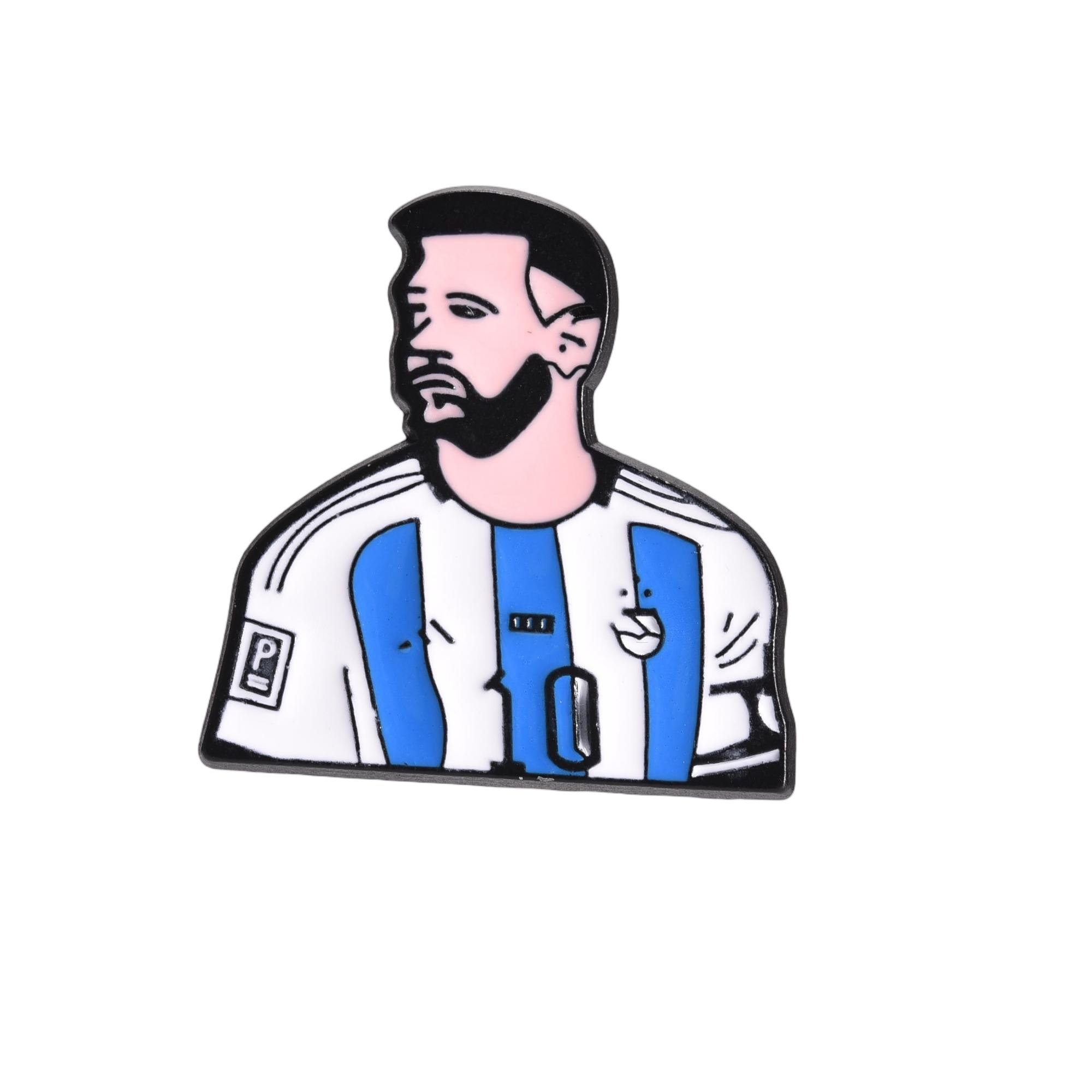 mobile sticker: Messi Football Cartoon mobile stickers are best-selling items and can be customized full figure