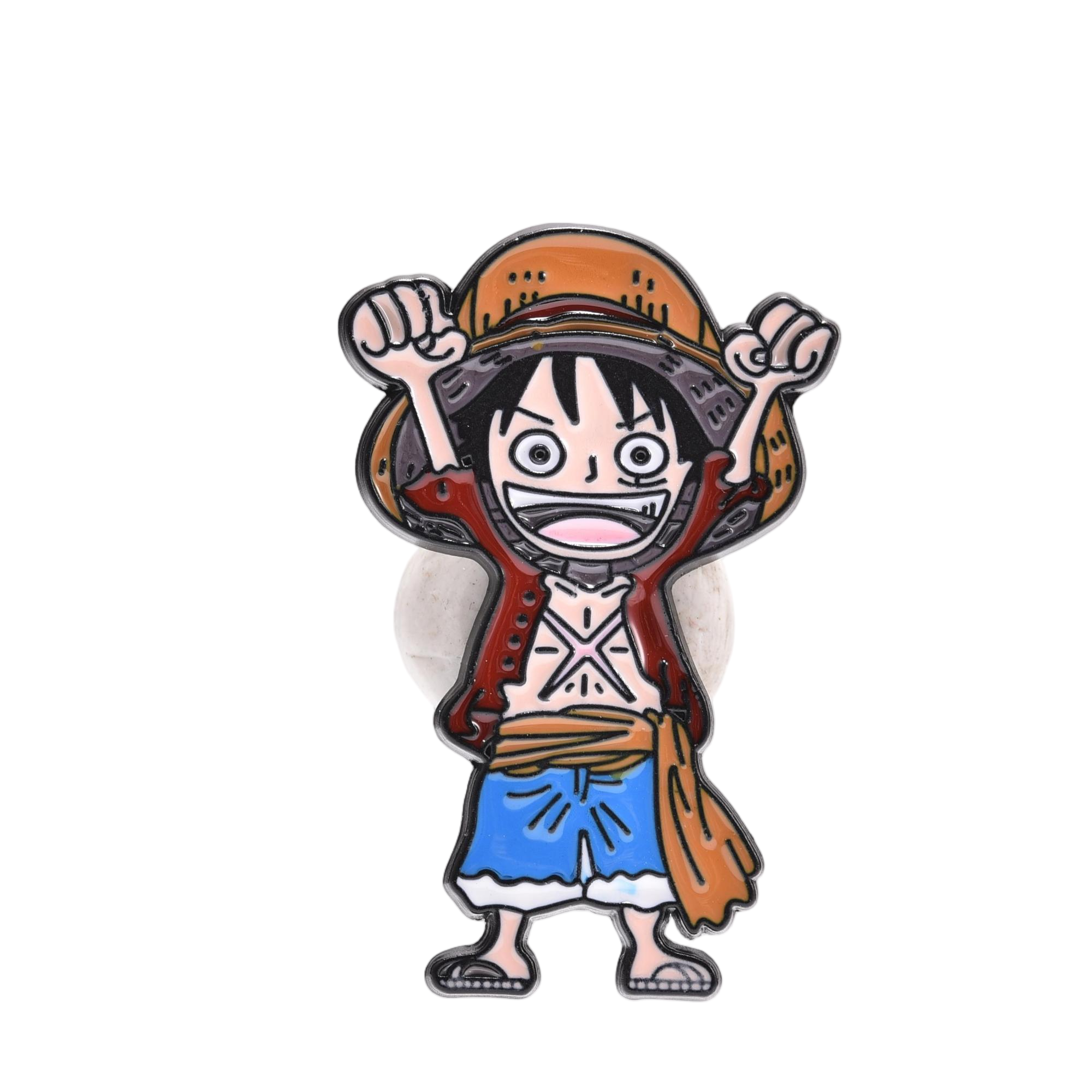 mobile sticker: One Piece Straw Hat Boy Luffy's mobile sticker is a hot-selling item that can be customized Specification drawing