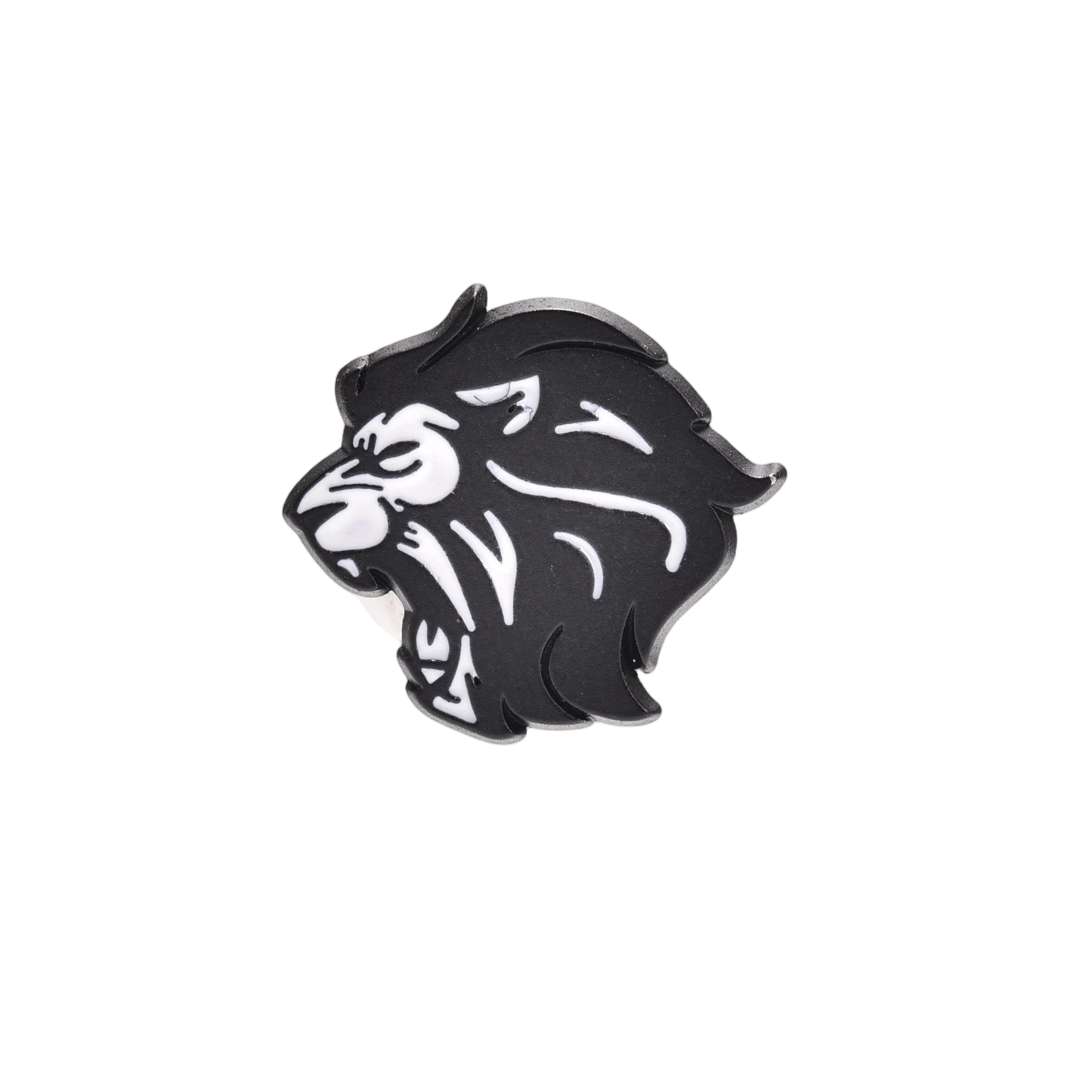 mobile sticker 动物系列黑色狮子(小款）热卖款手机贴可定制