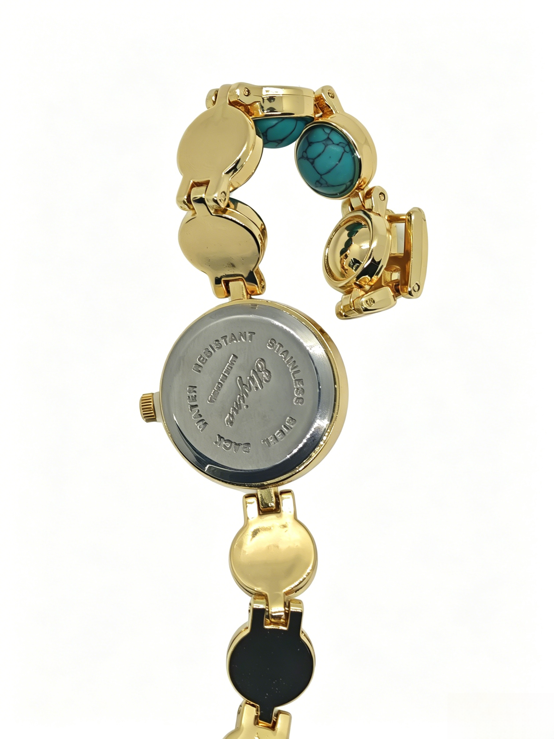 Zinc alloy watches set with gemstones, gold and silver, and quartz from watch manufacturers are fashionable, trendy, and feature classic designs. They are suitable for couples' clothing and accessories Application Scenario
