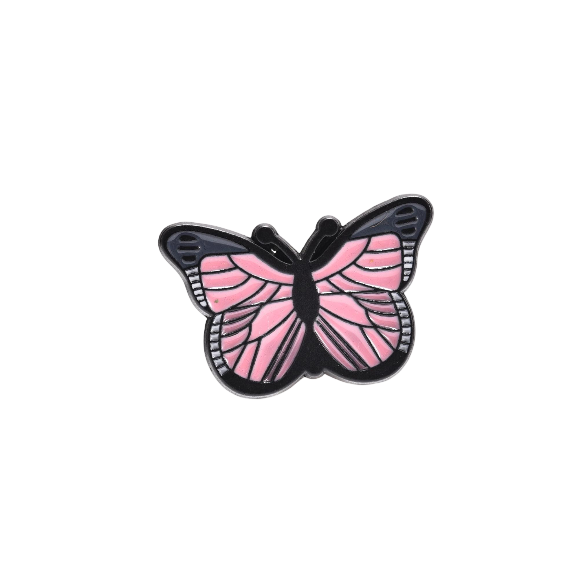 mobile sticker Cartoon blue and pink butterfly best-selling mobile phone stickers can be customized details Picture