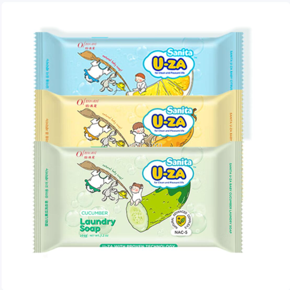 Free shipping! Sanita U-ZA Infant and Toddler Yuzu Laundry Soap 204g, Country House Beauty and Daily Chemicals