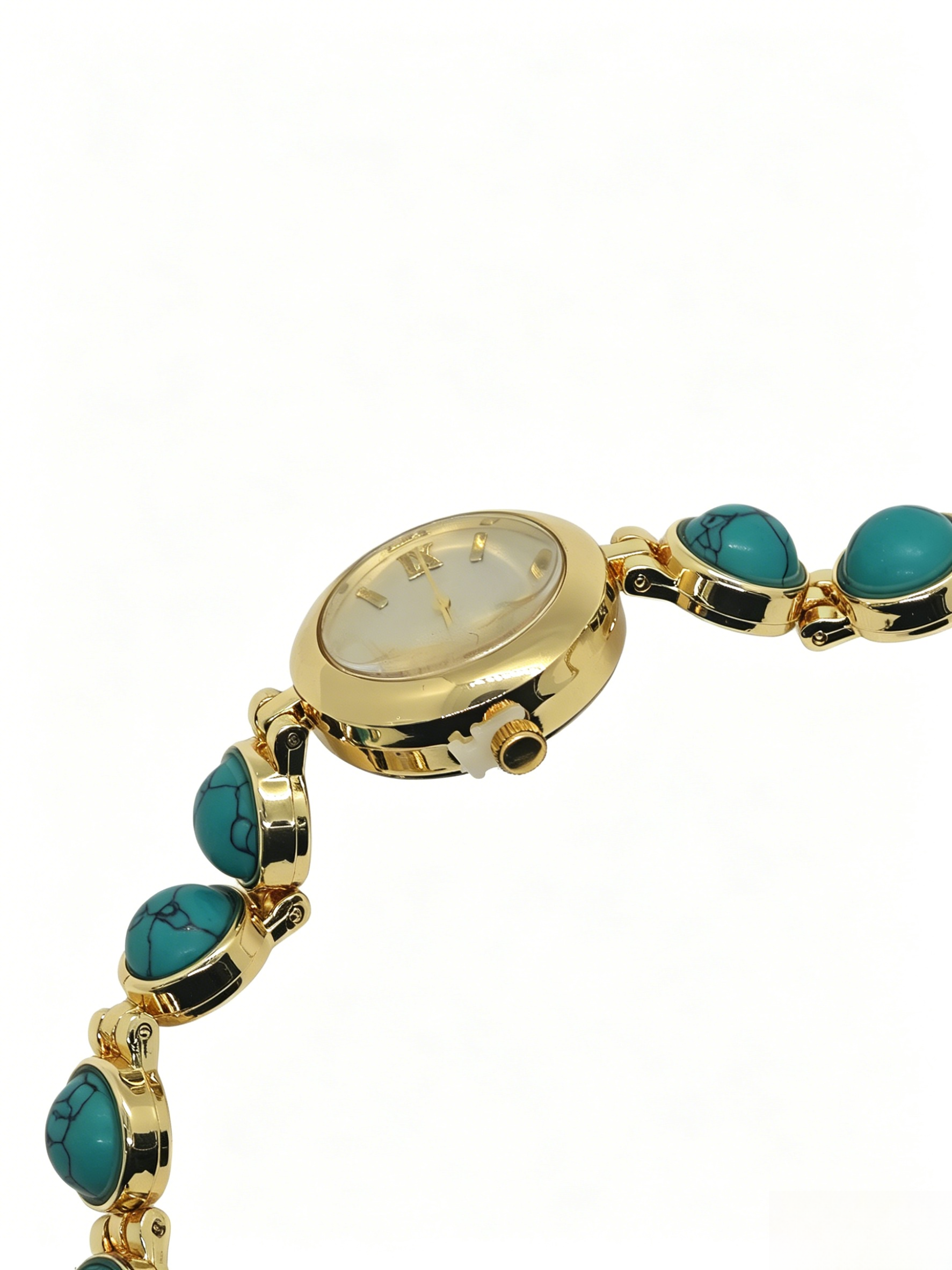 Zinc alloy watches set with gemstones, gold and silver, and quartz from watch manufacturers are fashionable, trendy, and feature classic designs. They are suitable for couples' clothing and accessories Specification drawing