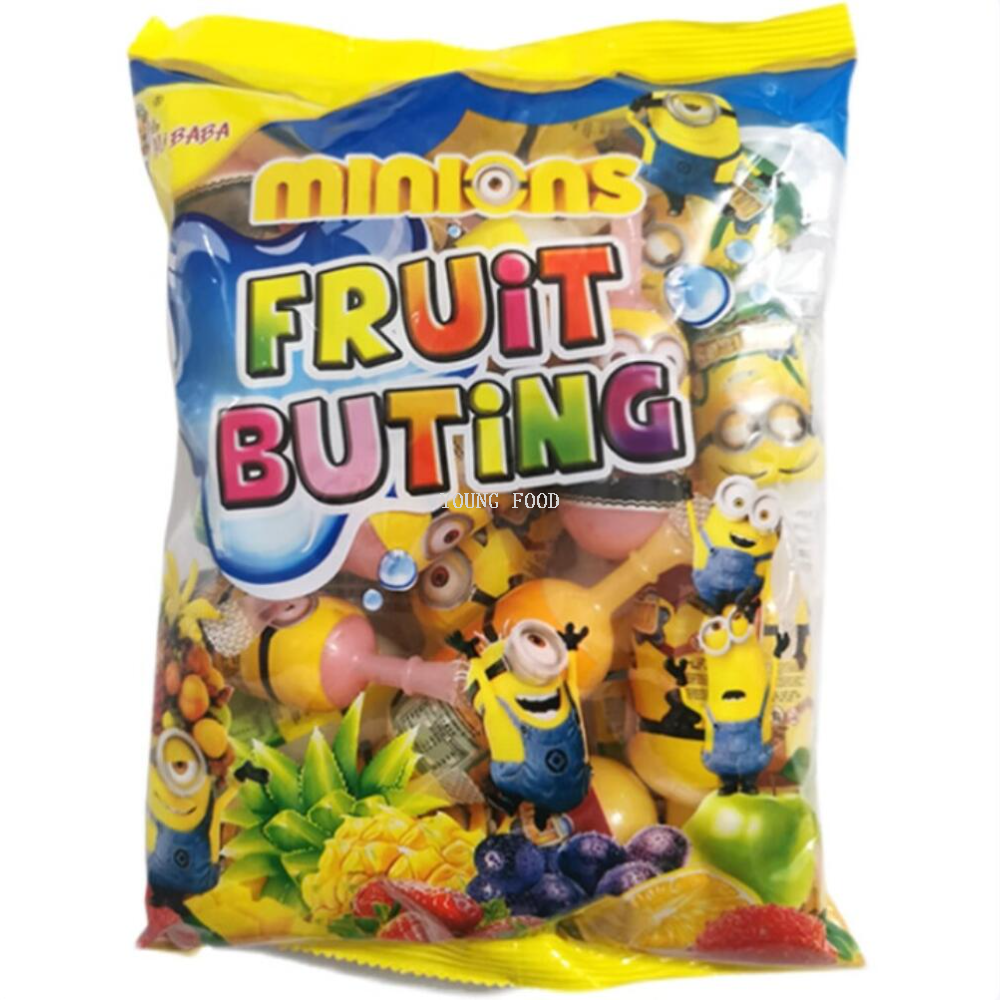 包邮！马来西亚ALIBABA小黄人综合水果味布丁816g 进口休闲食品