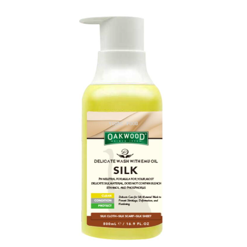 Free shipping! OP400 oakwood Emu Oil Silk Laundry Detergent 500ml Plant Protein Repair