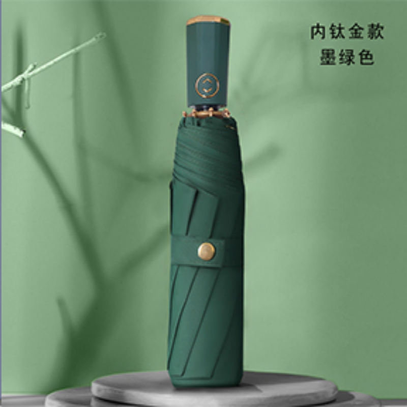 Hengdun Titanium Gold Sun Protection fully automatic umbrella, one-click opening and closing UV protection sunshade, ten-bone reinforced windproof folding umbrella, double-coated inside and outside portable all-weather umbrella, high-end commuting sun umbrella available for wholesale Application Scenario