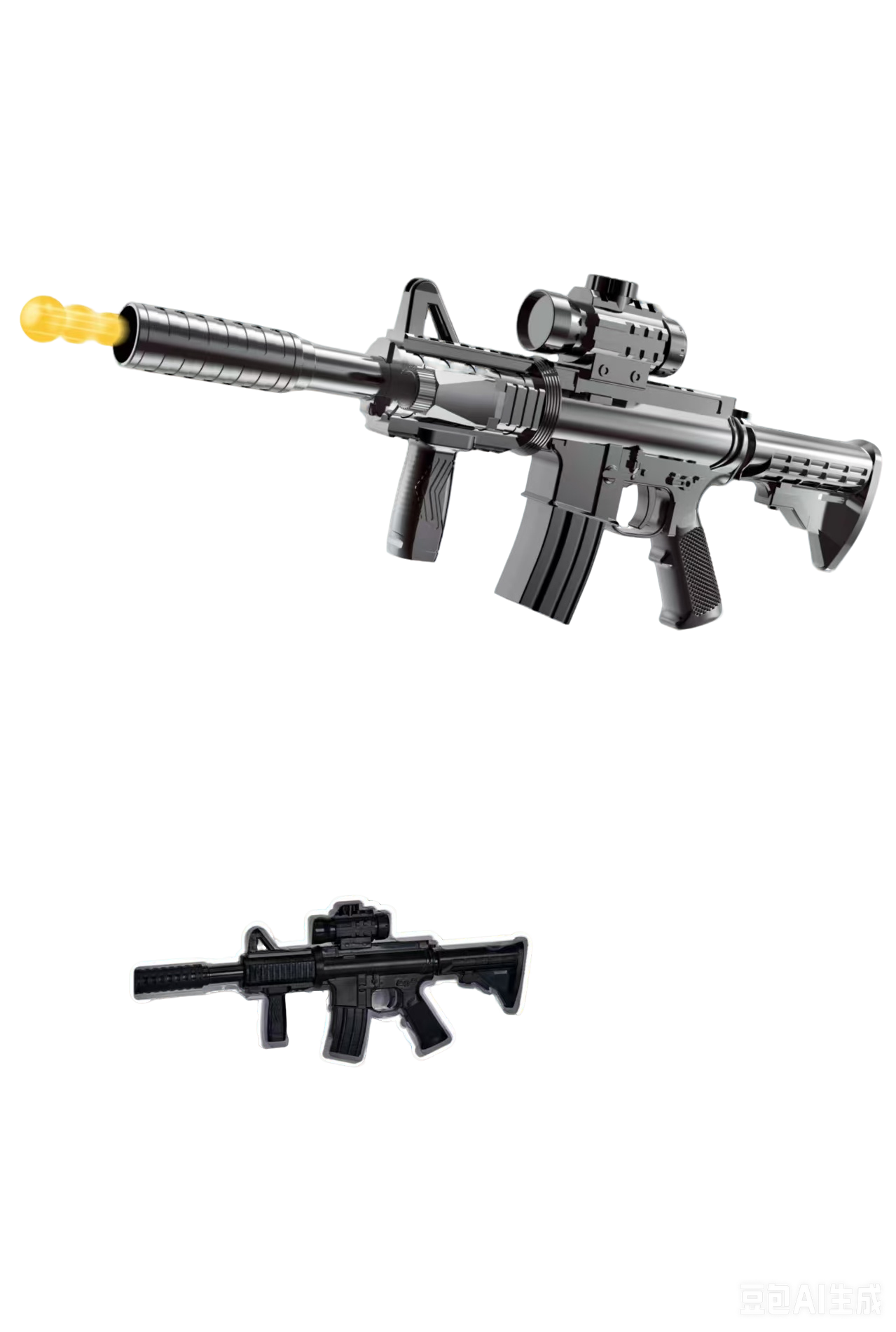The Weijiang W8806 is equipped with a HK416 educational model Item Picture