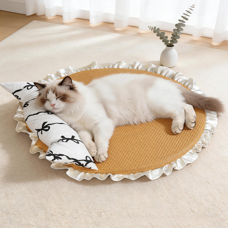 Colchoneta de verano para gatos con almohada pequeño sofá cama para gatos cojín de dormir de enfriamiento red de hielo para perros perrera suministros para mascotas Application Scenario