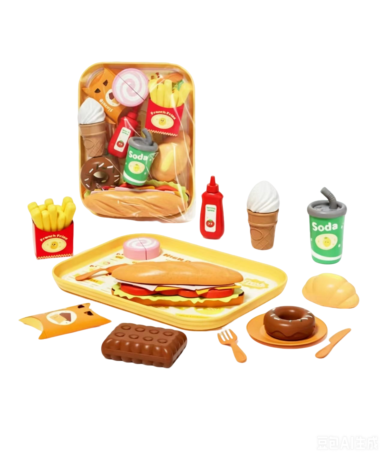 Malibao 3640 Western Food Party details Picture