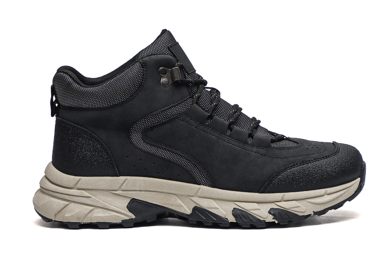 Hiking boots, rock climbing equipment, outdoor anti-slip and wear-resistant high-top hiking shoes details Picture
