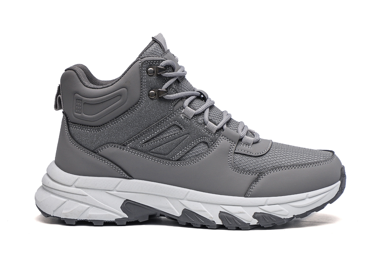 Black hiking shoes for both men and women are anti-slip, durable, lightweight and breathable for mountain climbing details Picture