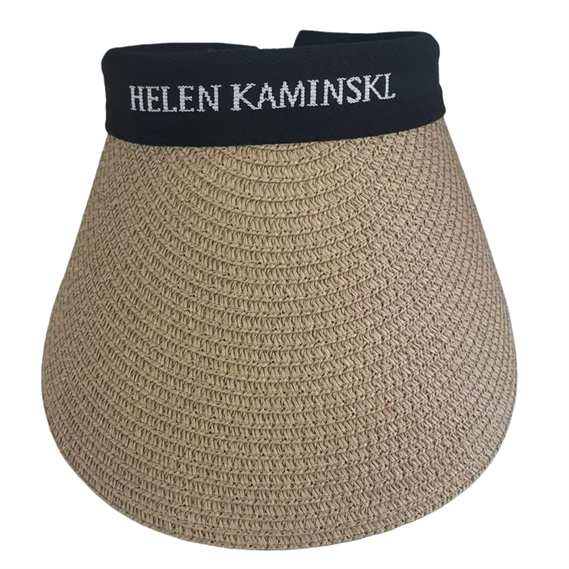 Straw woven hollow top straw hat, lace hollow top sun hat, summer outdoor casual cycling hat, sun protection hat, travel and seaside vacation, baseball cap, sun hat Item Picture