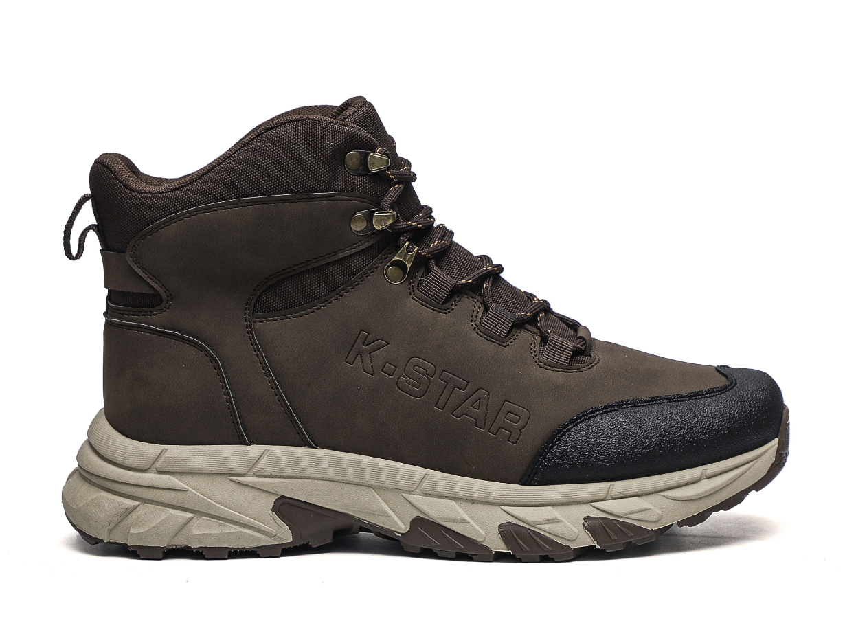 K-STAR black hiking boots, men's hiking shoes, outdoor rain boots, summer hiking shoes details Picture