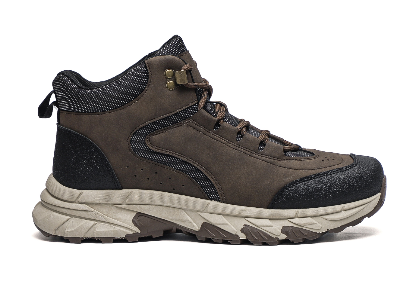 Hiking boots, rock climbing equipment, outdoor anti-slip and wear-resistant high-top hiking shoes Specification drawing