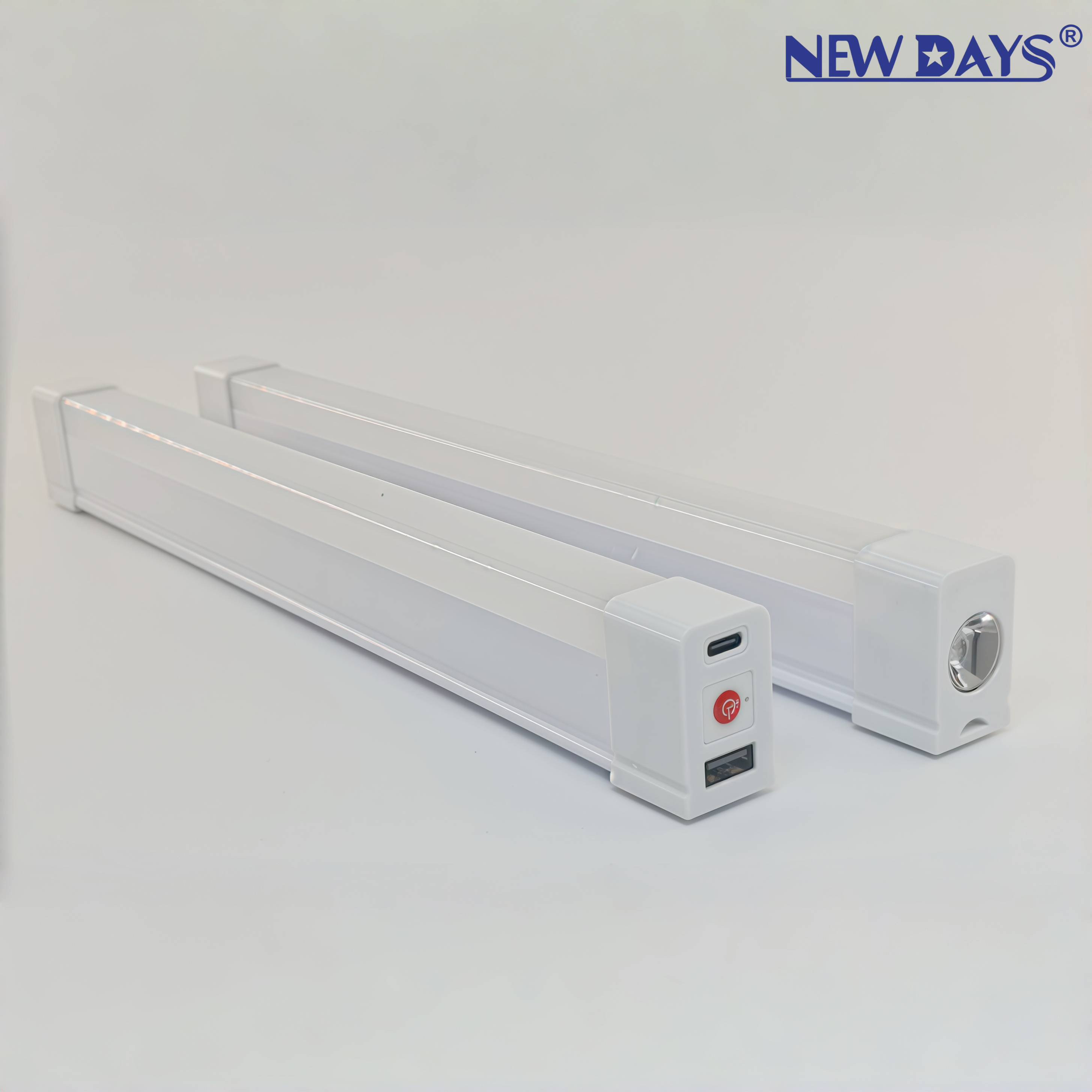 NEWDAYS marca transfronteriza nuevo tubo de led de larga duración, al aire libre portátil highlight light, luz de camping recargable multifuncional con luz de mano LED tube Specification image