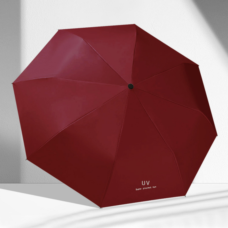 Hengdun fully automatic UV sun protection folding umbrella, black rubber coating UV protection, all-weather portable sunshade, business commuting portable, unisex wind-resistant umbrella, supports wholesale and custom logo pic 10