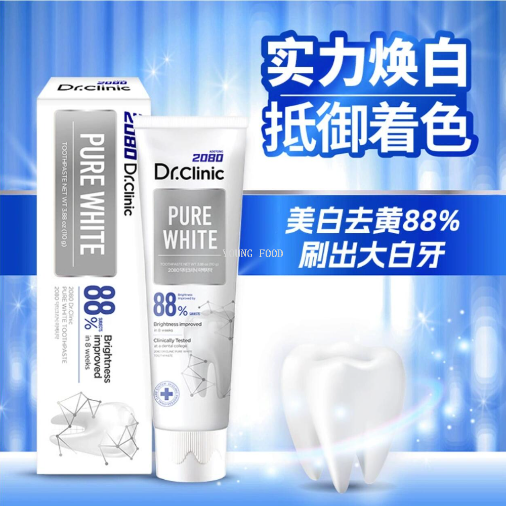 Free shipping! Aijing 2080 Tooth Doctor Whitening Toothpaste 110g, anti-cavity, tooth-protecting, stain-removing and anti-scaling, whitening Power Specification image