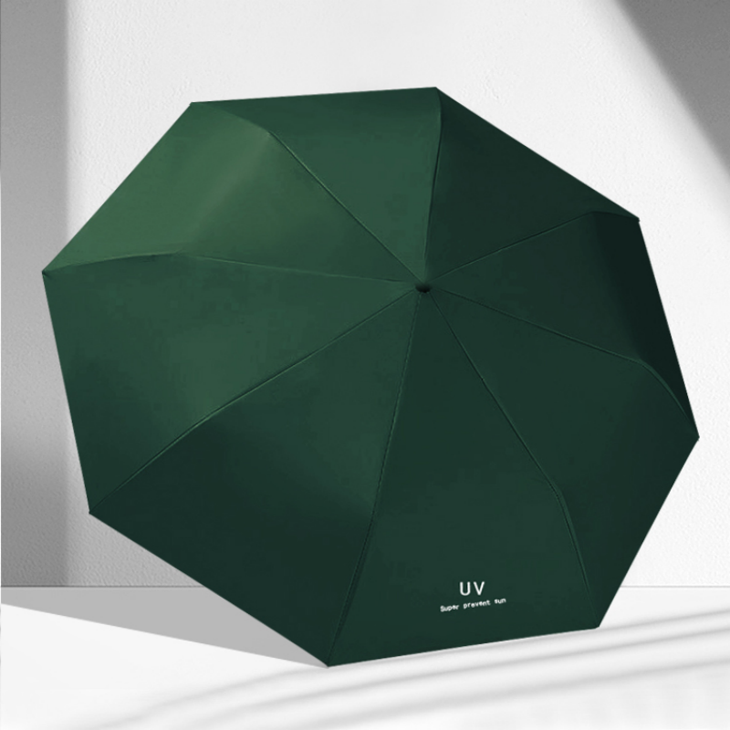 Hengdun fully automatic UV sun protection folding umbrella, black rubber coating UV protection, all-weather portable sunshade, business commuting portable, unisex wind-resistant umbrella, supports wholesale and custom logo pic 4