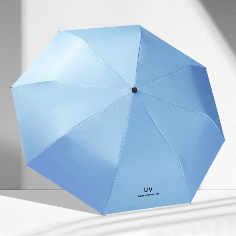 Hengdun fully automatic UV sun protection folding umbrella, black rubber coating UV protection, all-weather portable sunshade, business commuting portable, unisex wind-resistant umbrella, supports wholesale and custom logo details Picture