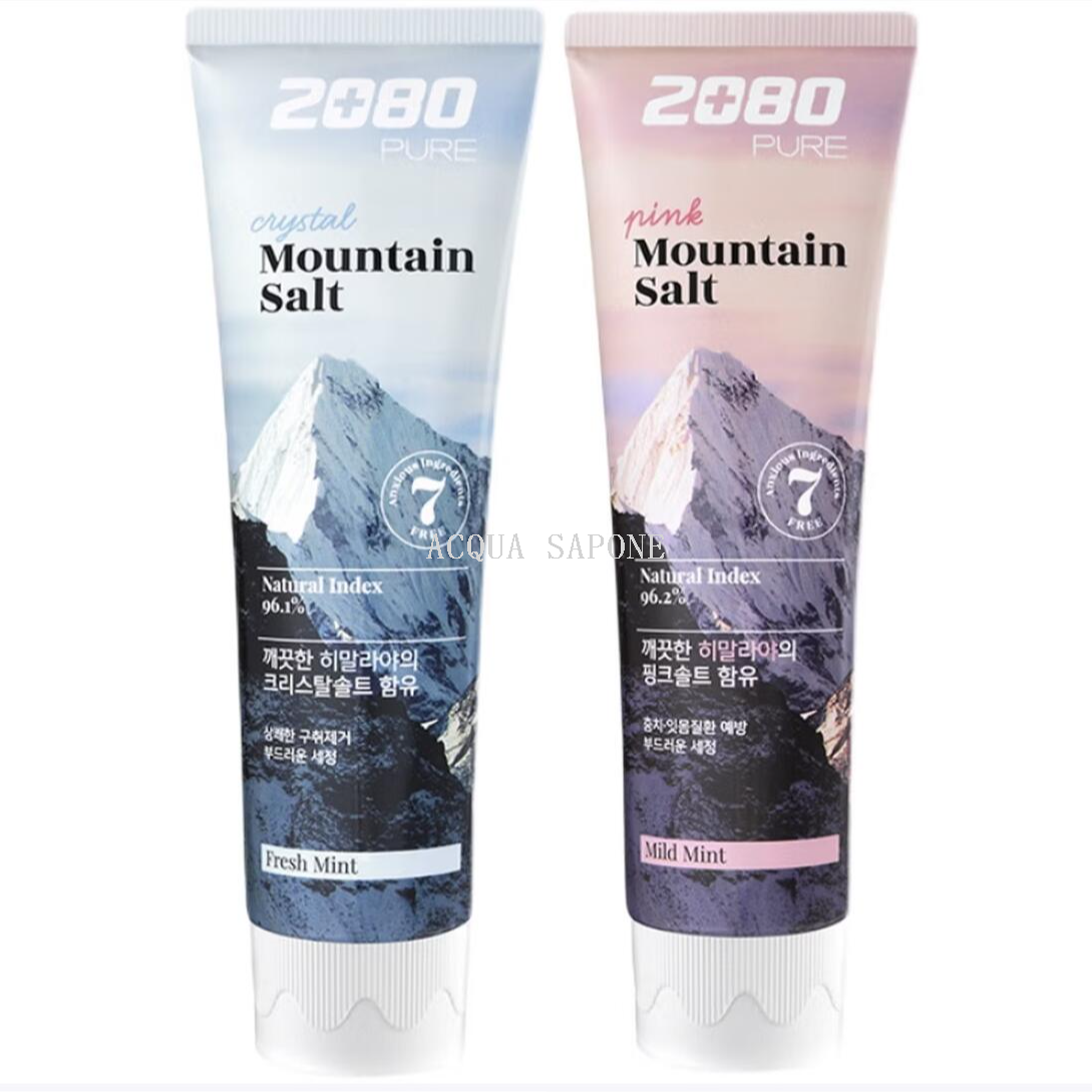 Free shipping! Korean imported Aijing 2080 Himalayan Fresh-Breath Powder Salt Toothpaste 125g fresh-breath details Picture