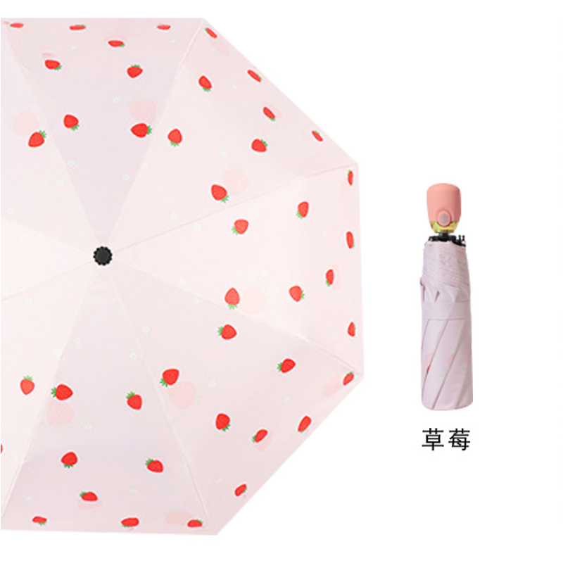 Hengdun fully automatic cartoon folding umbrella, one-click self-opening and closing, black rubber sun protection and UV protection, cute graffiti for students, portable commuting umbrella, weather-resistant umbrella, supports wholesale and custom logo pic 13