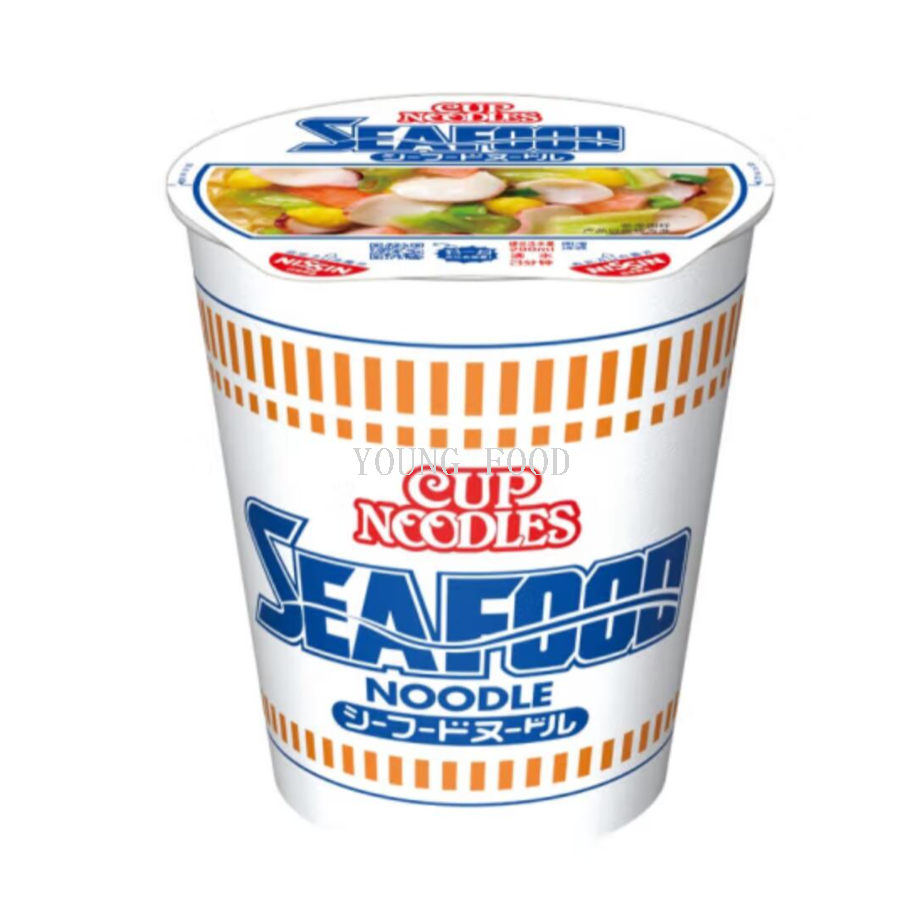 Free shipping! Japanese production process: Instant noodles, snacks, instant noodles, fast food, Nissin Cup noodles, seafood flavor 74g Application Scenario