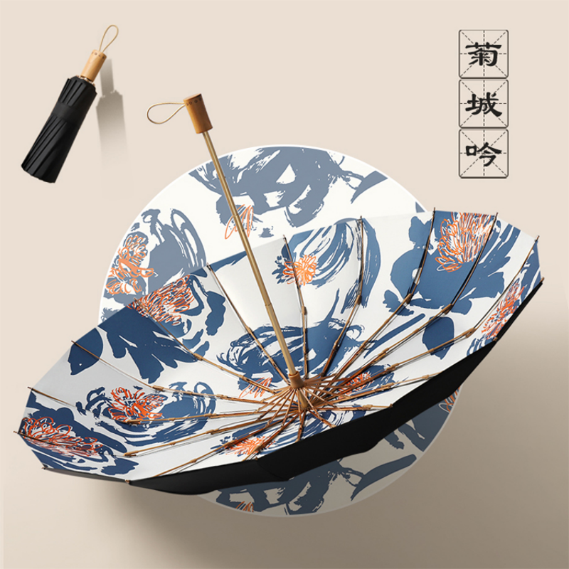 雨伞/便携雨伞/透明雨伞/胶囊伞防晒/公主伞白底实物图