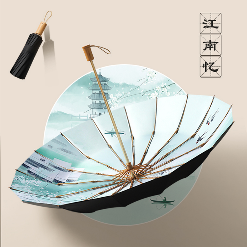 晴雨伞实物图