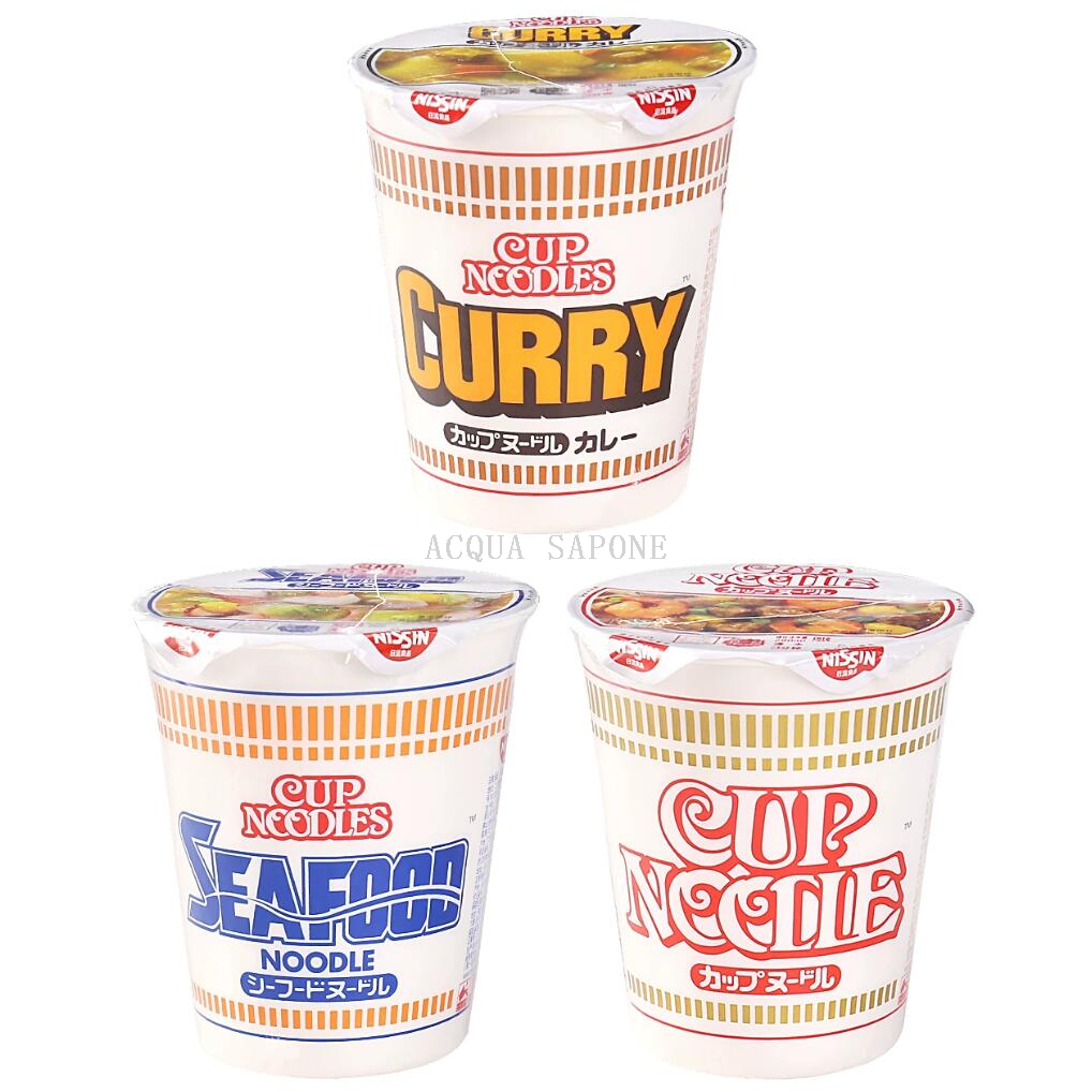 Free shipping! Japanese production process: Instant noodles, snacks, instant noodles, fast food, Nissin Cup noodles, seafood flavor 74g Specification image