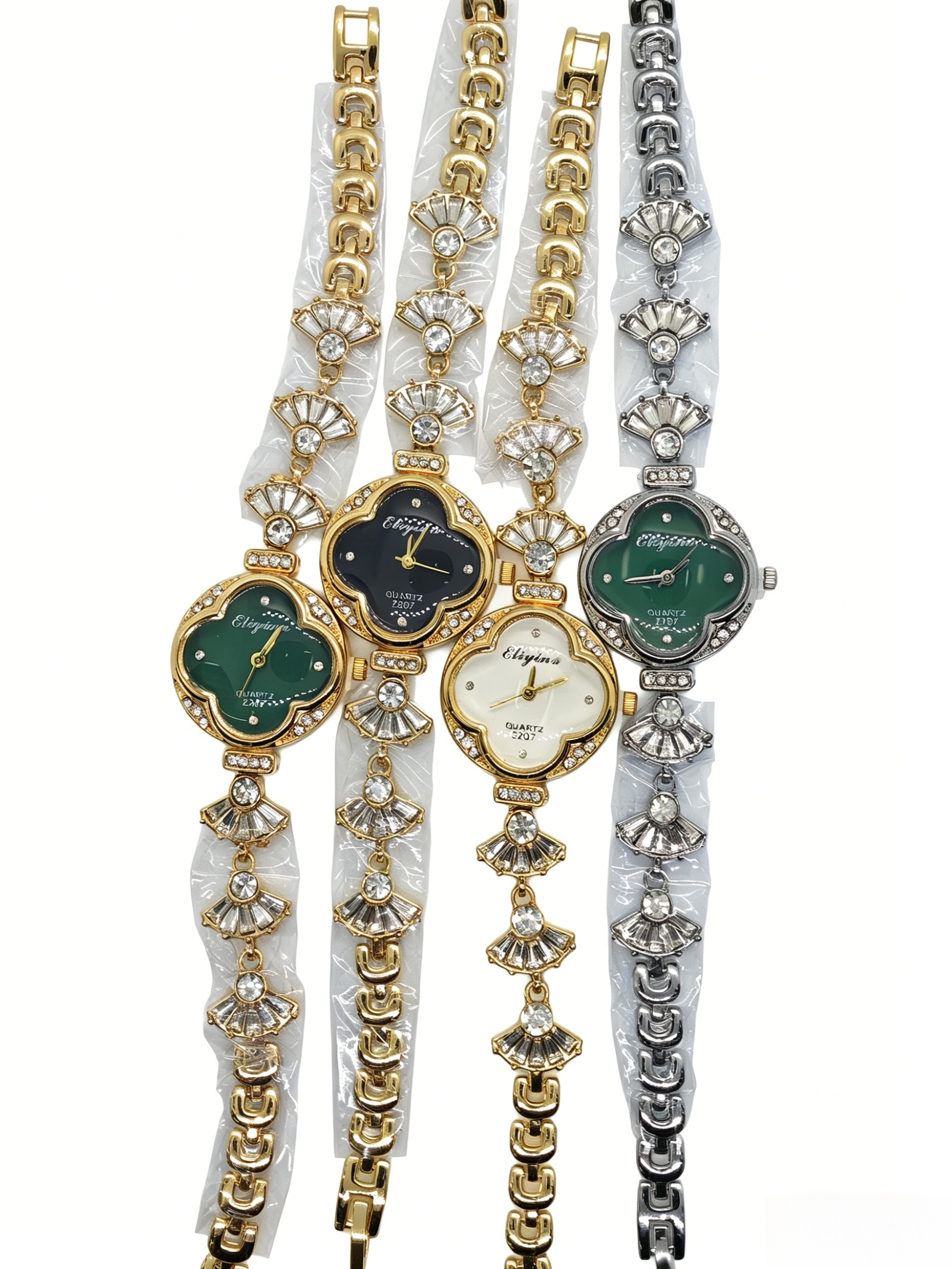 The watch manufacturer's diamond-encrusted gold, silver and quartz watches are fashionable, trendy and classic designs, as well as couple clothing and accessory watches full figure