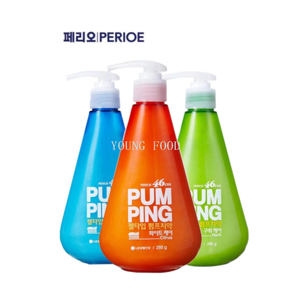Free shipping! Korean LG Beyonao Pai Bin Pressive Toothpaste 285g Mint Deep Herbal Flavor Oral Cleansing