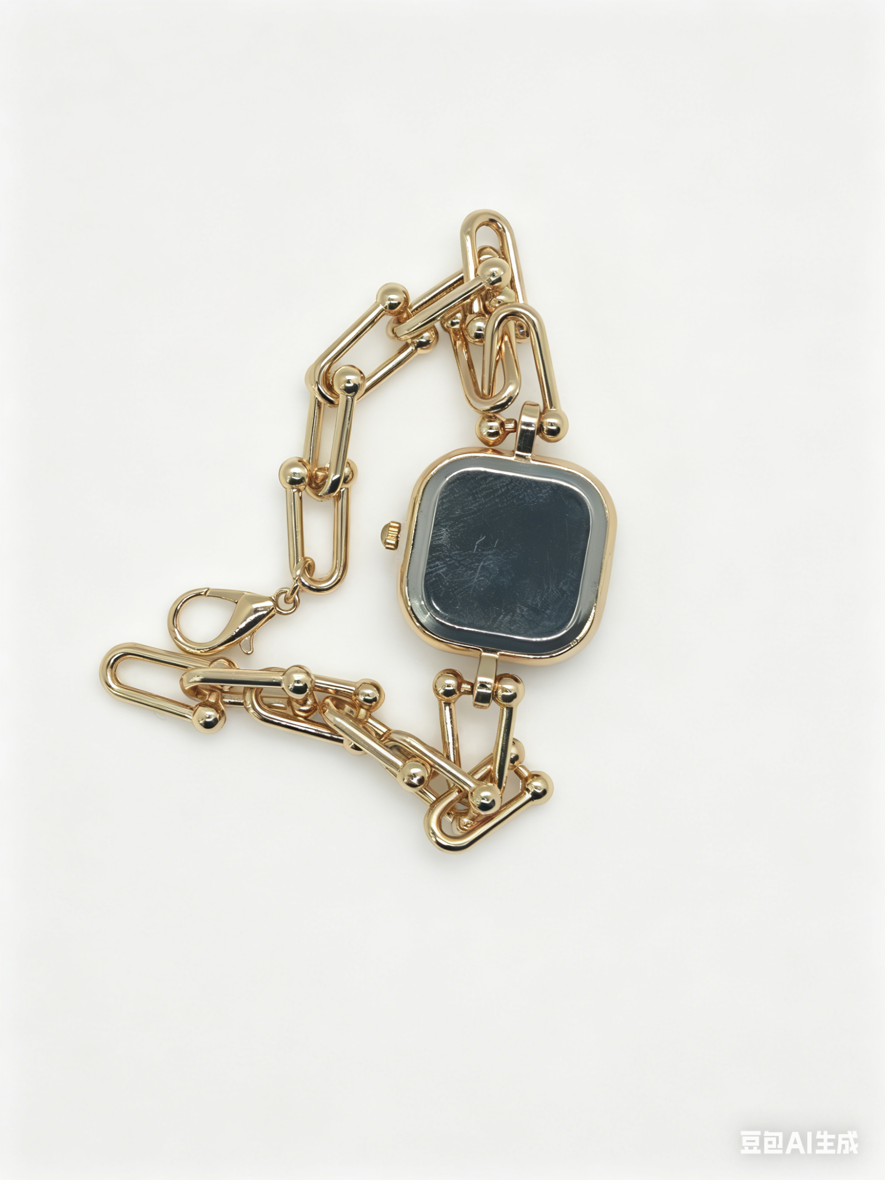 The quartz watch with a five-color square dial set with diamonds, gold and silver from the watch manufacturer features a fashionable, trendy and classic design. It is a couple's clothing accessory watch Application Scenario