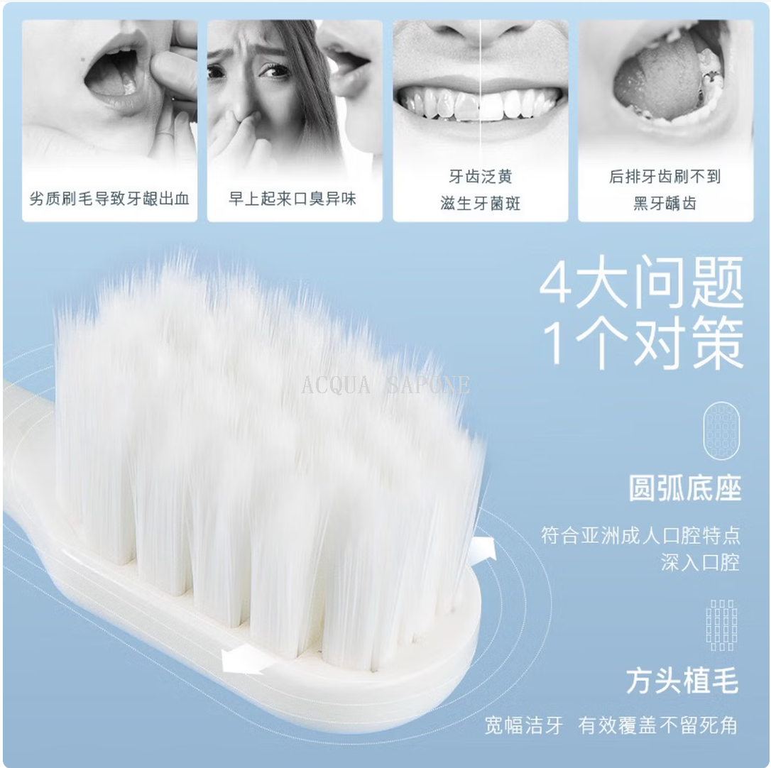 Free shipping! byito Ultra-Fine Toothbrush Wide Head Adult soft Bristle Toothbrush 1, ultra-fine cleaning wide head suitable for both men and women Application Scenario