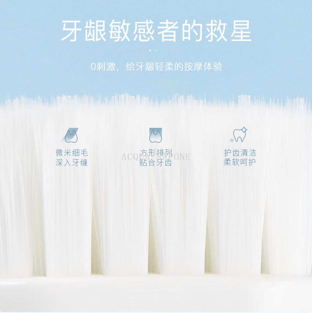 Free shipping! byito Ultra-Fine Toothbrush Wide Head Adult soft Bristle Toothbrush 1, ultra-fine cleaning wide head suitable for both men and women Item Picture