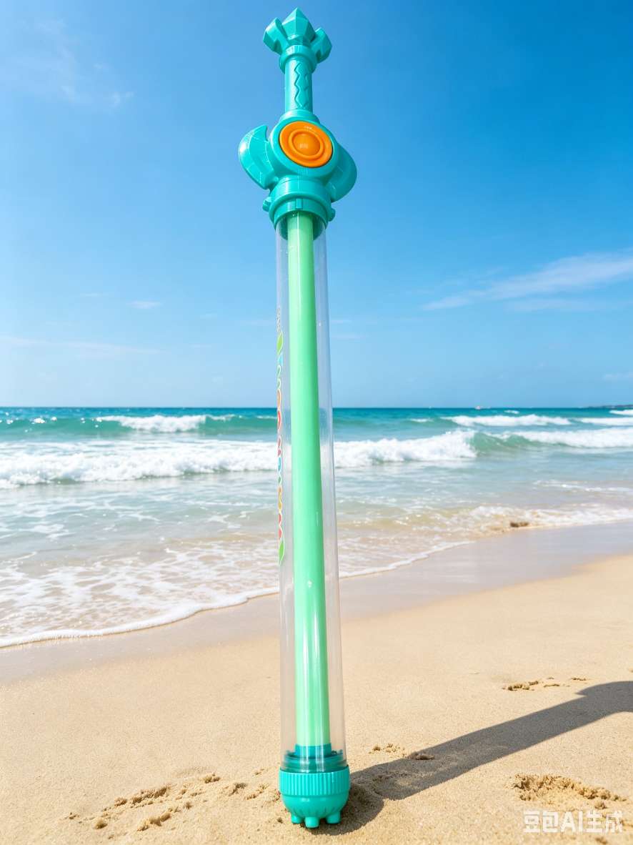Children's sword water gun, pull-out large-capacity water spray gun, a perfect water fight tool for boys and girls, a beach water play toy Specification image
